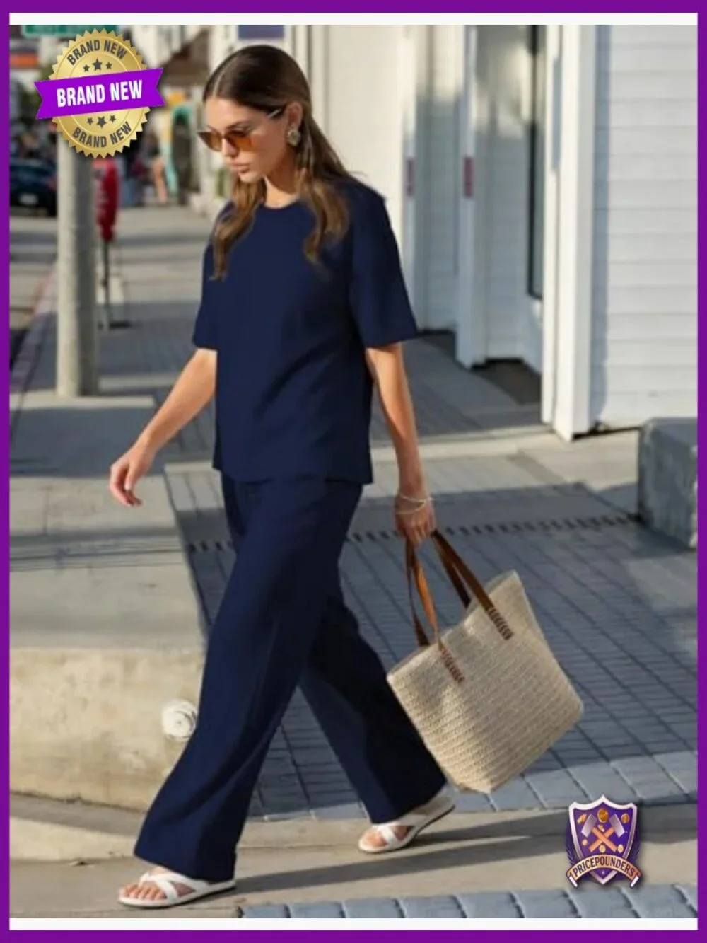 2 Piece Lounge Set Sweatsuit Women's Casual Summer Matching Pants Outfit